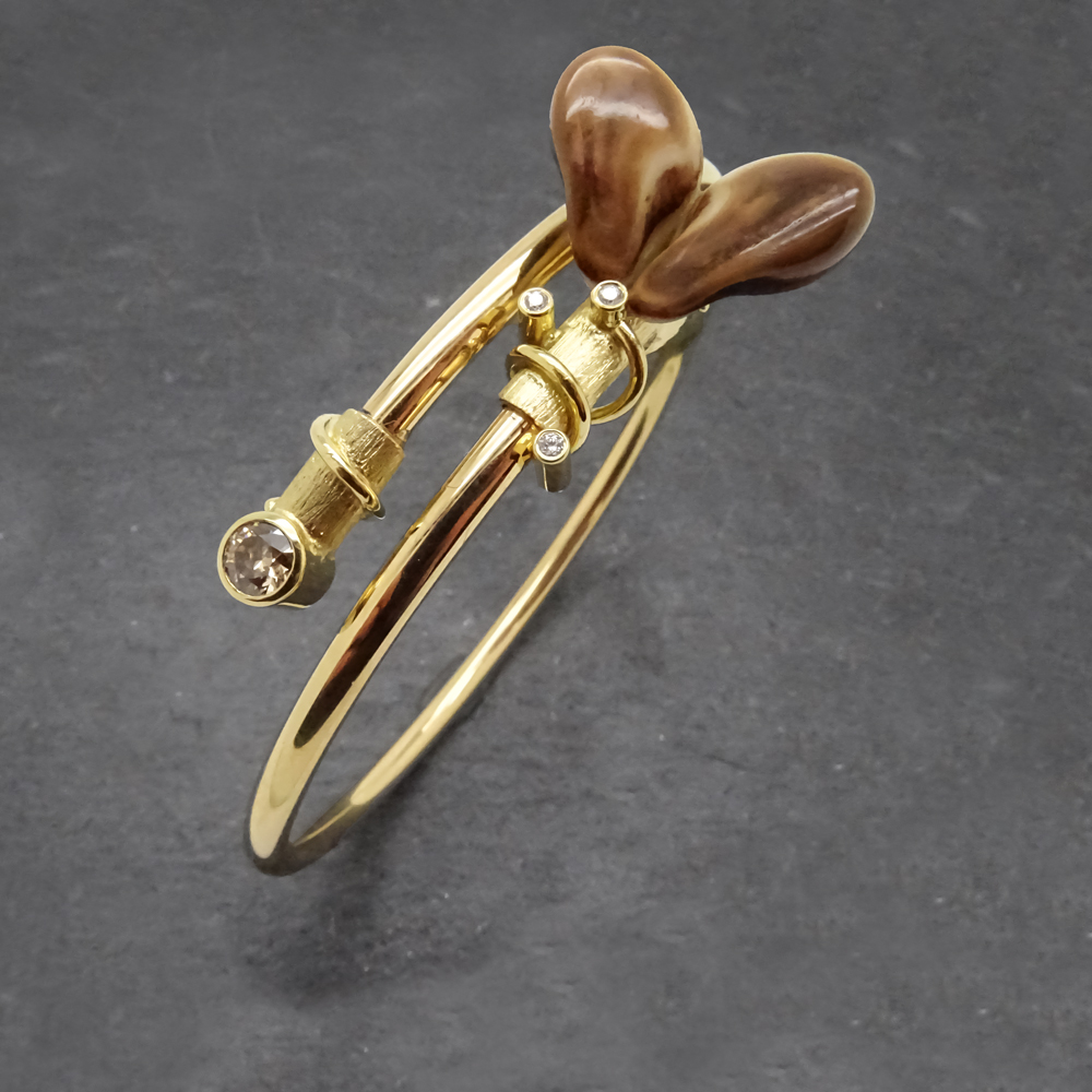 Jagdschmuck-Armreif-Grandel-Brillant