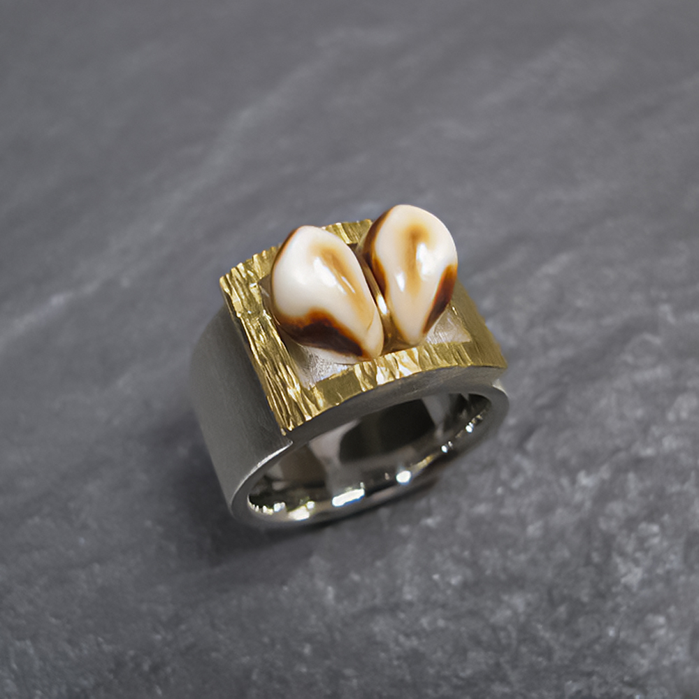 Jagdschmuck-Ring-Grandel